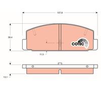 Kit pastiglie freno, Freno a disco Assale posteriore per HAIMA (FAW) HONGQI MAZD