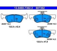 Kit pastiglie freno, Freno a disco Assale posteriore per HONDA JAZZ