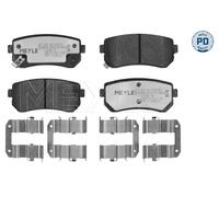 Kit pastiglie freno, Freno a disco Assale posteriore per HYUNDAI KIA ACCENT CEE'