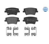 Kit pastiglie freno, Freno a disco Assale posteriore per HYUNDAI SANTA FE