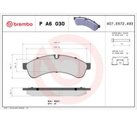 Kit pastiglie freno, Freno a disco Assale posteriore per IRISBUS IVECO DAILY DAI
