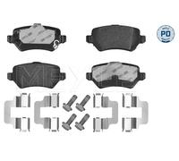 Kit pastiglie freno, Freno a disco Assale posteriore per KIA OPEL VAUXHALL ASTRA