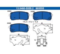 Kit pastiglie freno, Freno a disco Assale posteriore per KIA SORENTO