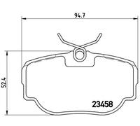 Kit pastiglie freno, Freno a disco Assale posteriore per LAND ROVER DISCOVERY RA