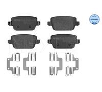 Kit pastiglie freno, Freno a disco Assale posteriore per LAND ROVER VOLVO FREELA