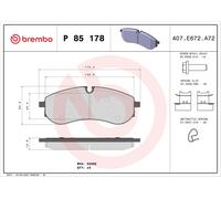 Kit pastiglie freno, Freno a disco Assale posteriore per MAN VW CRAFTER GRAND CA