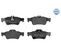 Kit pastiglie freno, Freno a disco Assale posteriore per MERCEDES-BENZ CLASSE E