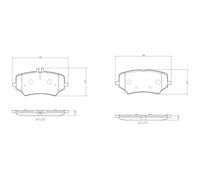 Kit pastiglie freno, Freno a disco Assale posteriore per MERCEDES-BENZ MERCEDES-