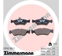 Kit pastiglie freno, Freno a disco Assale posteriore per MERCEDES-BENZ PUCH VW C