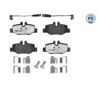 Kit pastiglie freno, Freno a disco Assale posteriore per MERCEDES-BENZ VIANO VIT