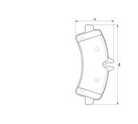 Kit pastiglie freno, Freno a disco Assale posteriore per MERCEDES-BENZ VW CRAFTE