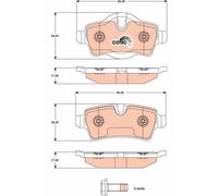 Kit pastiglie freno, Freno a disco Assale posteriore per MINI MINI MINI CLUBMAN