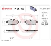 Kit pastiglie freno, Freno a disco Assale posteriore per MINI MINI MINI CLUBMAN