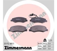 Kit pastiglie freno, Freno a disco Assale posteriore per NISSAN OPEL RENAULT MAS