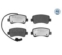 Kit pastiglie freno, Freno a disco Assale posteriore per NISSAN OPEL RENAULT VAU