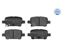 Kit pastiglie freno, Freno a disco Assale posteriore per OPEL VAUXHALL AMPERA-E