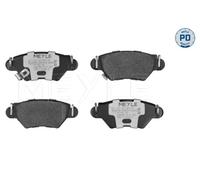 Kit pastiglie freno, Freno a disco Assale posteriore per OPEL VAUXHALL ASTRA AST
