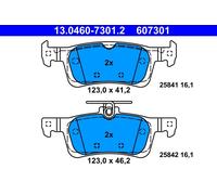 Kit pastiglie freno, Freno a disco Assale posteriore per PEUGEOT 308 308 SW