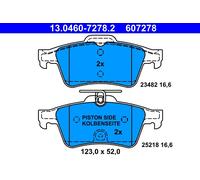 Kit pastiglie freno, Freno a disco Assale posteriore per PEUGEOT 508 508 SW