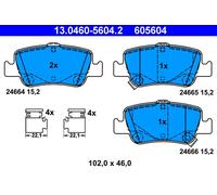 Kit pastiglie freno, Freno a disco Assale posteriore per TOYOTA AURIS AURIS VAN