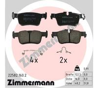 Kit pastiglie freno, Freno a disco Assale posteriore per VOLVO S60 S90 V60 V90 X