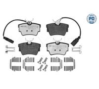 Kit pastiglie freno, Freno a disco Assale posteriore per VW CALIFORNIA MULTIVAN