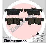 Kit pastiglie freno, Freno a disco Assale posteriore per VW CALIFORNIA MULTIVAN