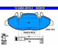 Kit Pastiglie Freno Ate 13.0460-3819.2 Mercedes