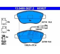 Kit pastiglie freno, Freno a disco - ATE 13.0460-3827.2