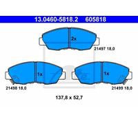 Ate Kit Pastiglie Freno 13.0460-5818.2