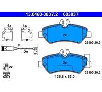 Kit pastiglie freno, Freno a disco ATE 13046038372 compatibile con MERCEDES-BENZ