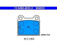 Kit pastiglie freno, Freno a disco ATE 13046040332 per BMW TALBOT VAG