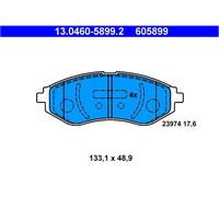 ATE Set di pastiglie freno 13.0460-5899.2 anteriore