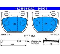 Set di pastiglie freno ATE 13.0460-6924.2, posteriore
