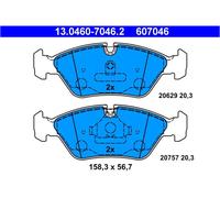 ATE Pastiglie freno 13.0460-7046.2 per BMW 3, 5, 6 e 3 Cabriolet