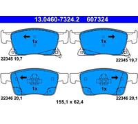 Kit pastiglie freno, Freno a disco ATE 13046073242 compatibile con OPEL VAUXHALL