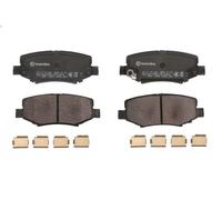 Kit pastiglie freno, Freno a disco BREMBO P 18 024 per DODGE NITRO 4 2007-2011