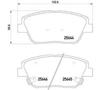 Kit pastiglie freno, Freno a disco - BREMBO P 30 066
