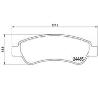 Brembo Kit Pastiglie Freno P61091