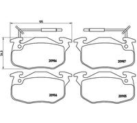 Kit pastiglie freno, Freno a disco - BREMBO P 68 010