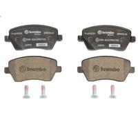 Kit pastiglie freno, Freno a disco BREMBO P 68 033X per DUSTER (HS_) 1.6 2010-