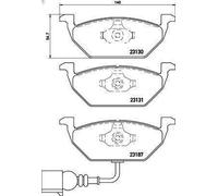Kit pastiglie freno, Freno a disco BREMBO P 85 072X per YETI (5L) 2 2009-2017