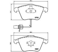 Brembo P 85 084 - Pastiglia Freno - Anteriore
