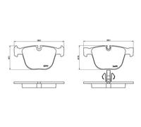 Kit Pastiglie Freno Freno A Disco Brembo P06053 Prime Line per Bmw