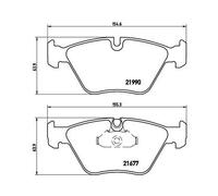 Set di pastiglie freno BREMBO P 06 065, anteriore