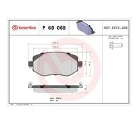 Kit Pastiglie Freno Anteriore Trevi RENAULT Megane Espace Set 4 pz