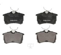 Kit pastiglie freno, Freno a disco DELPHI LP1626 per ACCORD VII (CM) 3 2003-2005