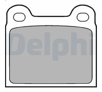 Kit pastiglie freno, Freno a disco DELPHI LP18 per SAAB 99 2 1972-1974