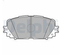 Kit pastiglie freno, Freno a disco DELPHI LP2123 per YARIS (_P9_) 1 2005-2011