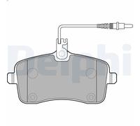Kit pastiglie freno, Freno a disco DELPHI LP2282 per 407 (6D_) 2 2004-2005